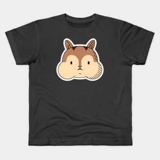 Chipmunk Head Kids T-Shirt